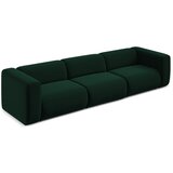 Makamii Temno zelena žametna sedežna garnitura 319 cm Ekahi – | Shoptok.si