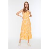 Trendyol Orange Strap Patterned Dress | shoptok.hr