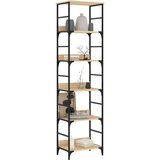  Polica za knjige Sonoma hrast 50x33x188,5 cm Konstruirano drvo | Eponuda.ba