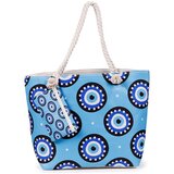  Torba za plažu s motivom turskog oka, 37 x 53 x 15 cm | shoptok.hr