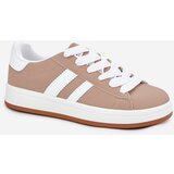 Boto Women's Sports Shoes Sneakers Made Of Eco Leather Dark Beige Ravina | shoptok.hr