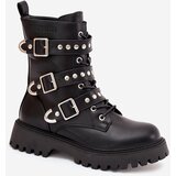 Big Star Insulated Work Boots With Straps And Buckles | Shoptok.si