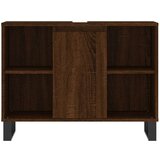 vidaXL ormarić za umivaonik smeđa boja hrasta 80x33x60 cm drveni | shoptok.hr
