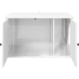  Mačja Kuća Sjajno bijelo 85 x 55 x 50 cm Konstruirano drvo | shoptok.hr