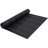 vidaXL Pokrov za suzbijanje korova i korijenja crni 1 x 100 m PP | shoptok.hr