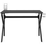  Igraći stol s nogama u oblika slova K crni 110 x 60 x 75 cm | Eponuda.ba