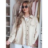 DStreet Kurtka damska jeansowa oversize JUSTDEM beżowa | shoptok.hr