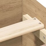 vidaXL Posteljni okvir brez vzmetnice artisian hrast 90x190 cm | Shoptok.si