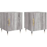  Noćni ormarići 2 kom boja hrasta 40x40x50 cm konstruirano drvo | Eponuda.com