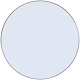 MID.YOU STENSKO OGLEDALO, 120/120/3 cm kovina, steklo, leseni material | Shoptok.si