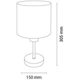 Brilagi Stona lampa BOBO WOOD 1xE27/25W/230V hrast/crna/bež/tačkice | Eponuda.com
