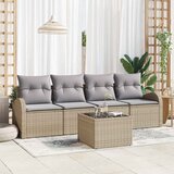  Sjedeća garnitura za vrt Bež 55 x 55 x 37 cm poliratan | shoptok.hr