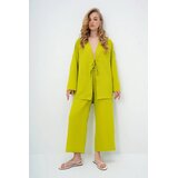 Trend Alacati Stili Ženski komplet jakna i pantalone Alc-X12452, Žuti | Eponuda.com