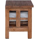  Bocni stol Smeđa 38 x 28 x 35 cm Čvrsto mahagonijevo drvo | shoptok.hr