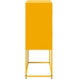  Komoda boja senfa 68,5 x 38,5 x 107 cm čelična | shoptok.hr