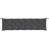  Jastuci za vrtnu klupu 2 kom antracit 200x50x7 cm tkanine | shoptok.hr