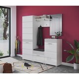 CARRYHOME Predsobna Omara Linus, 5-Delna V Beli Barvi | Shoptok.si