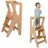Monkey Gym Otroški Kuhinjski Pomočnik Moon Natur Wood, (5000081497) | Shoptok.si