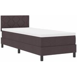 Krevet s opruga kutije Tamno smeđa 80 x 200 cm tkanina | shoptok.hr