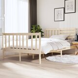 vidaXL Okvir za krevet od masivnog drva 140 x 190 cm Cijene