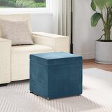  Stolica Plava 41 x 41 x 40 cm Svileni i Fino Radeći Drvo | Eponuda.com