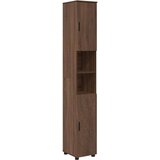 vidaXL Komplet pohištva za kopalnico s predalom 4 pcs Rjavi hrast | Shoptok.si