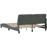  Okvir za krevet bez madraca tamnosivi 160x200 cm od tkanine | shoptok.hr