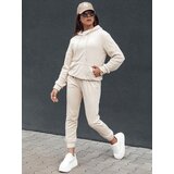 DStreet Komplet damski welurowy RELAX FIT ecru Cijene
