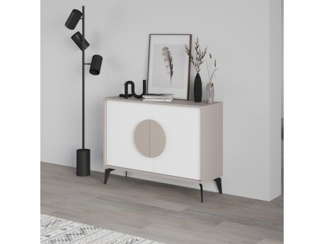 Hanah home Samostojeća komoda Gora 110 Light Mocha White | Eponuda.com
