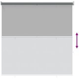  Roleta zaštita od UV zračenja Svjetlosiva 100 x 230 cm | shoptok.hr
