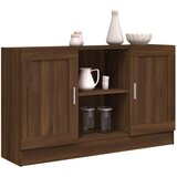  Komoda boja smeđeg hrasta 120 x 30,5 x 70 cm konstruirano drvo | shoptok.hr