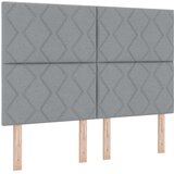  Krevetna konstrukcija Svjetlosiva 160 x 200 cm tkanina | shoptok.hr