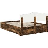  Konstrukcija postelje z vzglavjem Dimljeni oreh 140 x 200 cm, (5000102267) | Shoptok.si