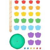 Tooky Toy Stolp z žogicami - mavrica Cene