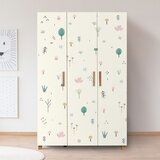 Hanah home Leva Hedera Jungle Atlantic PineWhite Wardrobe | ePonuda.com