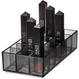 iDesign Mat crni kupaonski kozmetički organizator od reciklirane plastike Lip Station - Cijene