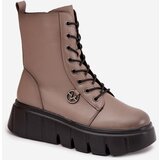 VINCEZA Women's Workery Boots on Platform with Lining | Shoptok.si