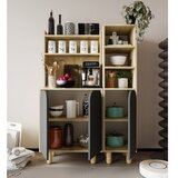 Hanah home višenamenska polica parma 3 sapphire hrast anthracite | Eponuda.com