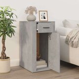 vidaXL Omarica za pisalno mizo betonsko siva 40x49x75cm inženirski les | Shoptok.si