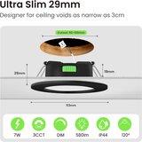 ALUSSO 6x Vgradna LED svetilka 7W | Shoptok.si