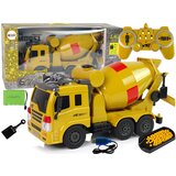  Kamion mješalica za beton na daljinsko upravljanje sa kamenčićima - žuti | shoptok.hr