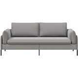 SOFA za 3 osobe Svjetlosiva 222 x 81 x 89 cm Baršun | shoptok.hr
