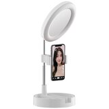  G3 Ring light sa stalkom, 16cm, LED, Beli Cene
