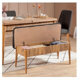 Hanah home Set trpezarijski sto, 2 trpezarijske stolice i klupa Vina 1053 Orah | Eponuda.ba
