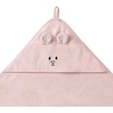 BabyOno Ručnik bambus 100x100 cm, with ears, prljavo roza | Eponuda.com