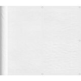  Balkonsko platno belo 90x800 cm 100 % poliestrski oxford | Shoptok.si