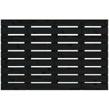  Stensko posteljno vzglavje črno 81x3x63 cm trdna borovina, (20737860) | Shoptok.si