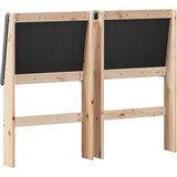  Tapecirani uzglavlje Tamno siva 135 cm Čvrsto borovo drvo | shoptok.hr