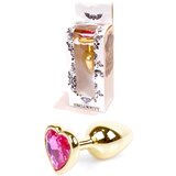 Metalna analna kupa sa cirkonom u obliku srca 64 00035 Cene