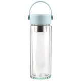 Vialli Design Mentolno zelena steklena steklenica za vodo 350 ml Fuori – Cene